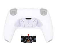 eXtremeRate Palettes pour ps5 Manette Rise& RISE4 Remap Kit Boutons Arrière K1 K2 K3 K4 avec PCB Carte Remplacement,Câbles et Manette Non Inclus-Blanc Pur,Pas Un Remap Kit Complet