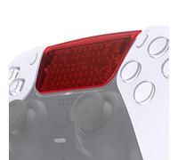 eXtremeRate Pavé Tactile Touchpad de Remplacement Compatible avec ps5 Manette BDM-010,DIY Touchpad Pièce Personnalisée Compatible avec ps5 Contrôleur avec Outil-Rouge Transparent