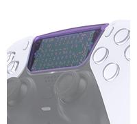 eXtremeRate Pavé Tactile Touchpad de Remplacement pour PS5 Manette BDM-010,DIY Touchpad Pièce Personnalisée pour Playstation 5 Contrôleur avec Outil-Violet Transparent