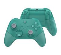 eXtremeRate pour Xbox Series X/S Coque Manette avec Bouton Complète & Coque Grip Antidérapant en Caoutchoutée & Gâchette,ASR Version Plaque Avant & Arrière pour Xbox Core Controller,Vert Sarcelle
