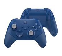 eXtremeRate pour Xbox Series X/S Coque Manette avec Bouton Complète & Coque Grip Antidérapant en Caoutchoutée & Gâchette,ASR Version Plaque Avant & Arrière pour Xbox Core Controller,Bleu
