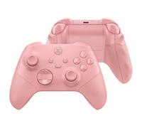 eXtremeRate pour Xbox Series X/S Coque Manette avec Bouton Complète & Coque Grip Antidérapant en Caoutchoutée & Gâchette,ASR Version Plaque Avant & Arrière pour Xbox Core Controller,Rose