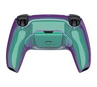 eXtremeRate Rise Remap Kit Programmable pour ps5 Manette BDM-010&020, Coque Arrière Redessinée avec 2 Palette pour ps5 Manette, Carte améliorée, Caméléon Violet Vert