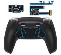 eXtremeRate RISE4 Plus Max Palettes Boutons Arrière pour ps5 Manette BDM-010 020,Coque Arrière avec Boutons Contrôle Gâchette,Remap Kit Programmable pour ps5 Clicky Trigger Stop-Noir