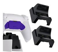 eXtremeRate RiseDock Kit Support étendu pour Station de Chargeur pour ps5 Manette avec eXtremeRate Rise/RISE4 Remap Kit, Chargeur Repensé pour ps5 Manette pour HEXGAMING Rival/Rival Pro/Ultimate