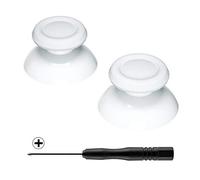 eXtremeRate Stick Analogique pour ps5 Manette, 3D Joystick de Remplacement Compatible avec ps4 Pro Slim Manette, Blanc