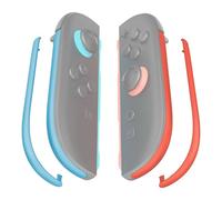 eXtremeRate Strips Joycon 2,Coque Décorative Latérale pour Nintendo Switch 2 Joycon Façade DIY Strips avec Outil - Bleu et Orange