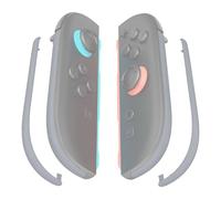 eXtremeRate Strips Joycon 2,Coque Décorative Latérale pour Nintendo Switch 2 Joycon Façade DIY Strips avec Outil - Nouvel Espoir Gris