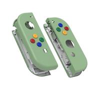 eXtremeRate Switch Joycon Coque avec Bouton,Cover Accessoires pour Nintendo Switch OLED Joycon-Matcha Vert