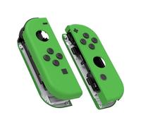 eXtremeRate Switch Joycon Coque avec Bouton,Cover Accessoires pour Nintendo Switch OLED Joycon-Vert
