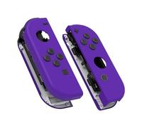 eXtremeRate Switch Joycon Coque avec Bouton,Cover Accessoires pour Nintendo Switch OLED Joycon-Violet