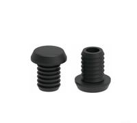 Extrémité de guidon en caoutchouc noir pour diamètre intérieur de 17 à 19 mm, taille extérieure de 30 mm, pour protection de guidon de vélo de route VTT