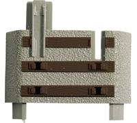 Extrémité de traverse (H0) Voie Roco geoLINE (avec ballast) Roco 61183 6 pc(s)