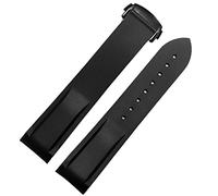 Extrémité incurvée 20 mm 22 mm Slicon en caoutchouc en silicone pour Omega Watch AT150 Seamaster 007 pour la sangle de marque Seiko Mido