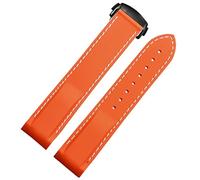 Extrémité incurvée 20 mm 22 mm Slicon en caoutchouc en silicone pour Omega Watch AT150 Seamaster 007 pour la sangle de marque Seiko Mido
