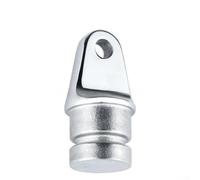 Extrémité intérieure en acier inoxydable 316 robuste pour pare-soleil Bimini Top Yacht Compatible avec tube de 22 mm 25 mm Finition argent poli (22 mm)