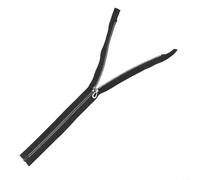 Extrémité ouverte pour résine de cristal pour fermeture éclair avec strass brillants pour la réparation de couture et la personnalisation d'articles faits à la main (40 cm)