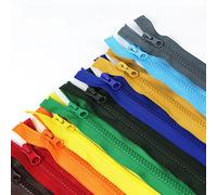 Extrémité unique 5 # Fermeture éclair en résine 40/50/60/70/80/90/100/120cm pour processus de couture de vêtements (26 couleurs), accessoires de couture 25