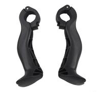 Extrémités de guidon de vélo de montagne en nylon composite antidérapant pour guidons de 21, 8 mm et 24 mm pour améliorer la posture de conduite et l'alignement de l'avant-bras