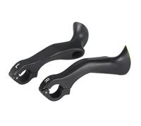 Extrémités de guidon de vélo de VTT, roulez en toute sécurité la nuit avec extrémités de barre intérieure fluorescentes pour VTT, légères et ergonomiques de 22,2 mm