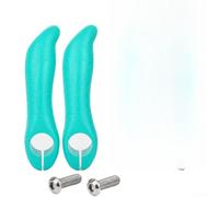Extrémités de guidon de vélo en plastique PP 13 cm texture antidérapante | Réglage multi-angle, réduit la fatigue du poignet, confort longue distance, pince sécurisée, facile à installer