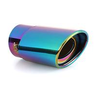 Extrémités de tuyau Interface 63mm Single/Dual Sortie Universal Tip d'échappement de voiture en acier inoxydable ACCESSOIRES DE VOITURE TOUCHE AUTO TOURAL for 1.5L-2.2L(Type F)