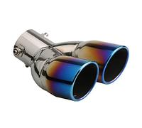 Extrémités de tuyau Interface 63mm Single/Dual Sortie Universal Tip d'échappement de voiture en acier inoxydable ACCESSOIRES DE VOITURE TOUCHE AUTO TOURAL for 1.5L-2.2L(Type J)