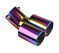 Extrémités de tuyau Interface 63mm Single/Dual Sortie Universal Tip d'échappement de voiture en acier inoxydable ACCESSOIRES DE VOITURE TOUCHE AUTO TOURAL for 1.5L-2.2L(Type M)