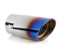 Extrémités de tuyau Interface 63mm Single/Dual Sortie Universal Tip d'échappement de voiture en acier inoxydable ACCESSOIRES DE VOITURE TOUCHE AUTO TOURAL for 1.5L-2.2L(Type E)