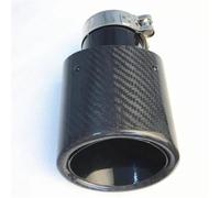Extrémités de tuyau pour auto 1 Pièces Tuyau D'échappement Voiture Modifié 105 Mm 115 Mm Buse De Grand Diamètre Ovale En Fibre De Carbone Silencieux D'échappement Voiture Gorge Queue(51-115mm)