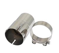 Extrémités de tuyau pour auto Adaptateur Universel De Réducteur De Tuyau D'échappement En Acier Inoxydable Tuyau Soudé Pour Silencieux D'échappement De Moto Tube D'extrémité Silencieux(O.D 63MM-57MM)