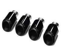 Extrémités de tuyau pour auto Embout De Silencieux De Rechange En Acier Inoxydable Embout De Silencieux D'échappement Pour Cayenne Pour 958 2011 - 2014 4 Pièces/lot Gorge Queue(Type B)