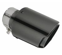 Extrémités de tuyau pour auto Embout De Silencieux D'échappement Universel En Acier Inoxydable Décoration Droite En Titane Pour Voiture Gorge Queue(54mm-76mm)