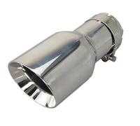 Extrémités de tuyau pour auto Embout D'échappement Universel En Acier Inoxydable 304 1 Pièce Tuyau Chromé Embout D'échappement De Voiture Gorge Queue(Inlet63 outlet101mm)