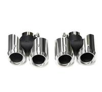 Extrémités de tuyau pour auto Pour Land Pour Rover Pour Defender L663 2020 2021 P40090 2.0T 110 3.0T Double Embouts D'échappement Tuyau D'échappement Embout De Silencieux Gorge Queue(Silver 2.0t)