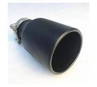Extrémités de tuyau pour auto Silencieux Modifié Tuyau D'échappement En Acier Inoxydable Gros Calibre Gorge Queue Universelle Embout D'échappement Noir Mat Micro Embouts Gorge Queue(66MM IN-114MM OUT)