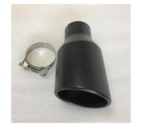 Extrémités de tuyau pour auto Silencieux Tuyau D'échappement En Acier Inoxydable Gros Calibre 114 Gorge De Queue Universelle Noir Mat Embout D'échappement Micro Embouts Gorge Queue(63MM IN-89MM OUT)