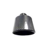 Extrémités de tuyau Système D'échappement De Voiture, 1 Pièce, Sortie Tuyau En Acier Inoxydable Noir(73MM IN 105MM OUT)