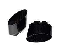 Extrémités D'échappement Pour A6 Pour A7 C8 RS6 RS7 2019-2024 Embout De Silencieux Universel À Gros Alésage En Acier Inoxydable Noir(Black A)