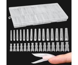 Extrémités D'Ongles Transparents Transparent 180 Pièces Outils De Manucure | Tips D'Ongles En Gel Doux Pour Pédicure Beauté Salon Maison Mariage Noces Spa