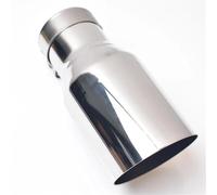 ExtréMitéS Embout De Pot D'échappement Universel Acier Inoxydable Brillant Coupe Biseautée Modification Automobile Embouts Silencieux D'éChappement(51MM -76MM)