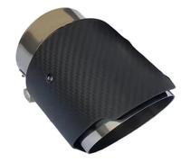 Extrémités Embout Pot D'échappement Carbone Entrée 80mm Sortie 101mm Finition Compatible Pour Mazda Pour CX-5 CX-4 Adaptateur tuyau d'échappement