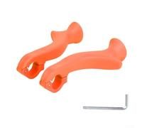Extrémités ergonomiques de guidon de VTT 21 8/22 mm en nylon léger pour un confort musculaire et une performance cycliste (rose)