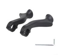 Extrémités ergonomiques de guidon de VTT 21 8/22 mm en nylon léger pour un confort musculaire et une performance cycliste (noir)