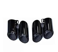 ExtréMitéS Pour Panamera 971 976 2017-2025 Silencieux Tuyau D'échappement À Quatre Sorties Embout De Embouts Silencieux D'éChappement(Black C)