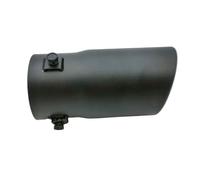 Extrémités Tuyau D'échappement De Voiture Embout De Pot D'échappement En Fibre Carbone Pour Voiture Silencieux Épais Universel 70Mm Inox Extérieur(BlackBevel335)