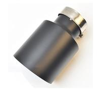 Extrémités Tuyau D'échappement De Voiture Embouts De Pot D'échappement Biseautés Accessoires Automobiles Universels Silencieux En Acier Inoxydable Embout Noir Mat(60-89)