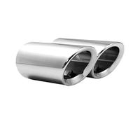Extrémités Tuyau D'échappement De Voiture Pour A1 Pour A3 Pour A4 Pour A5 A6L Pour Q3 Pour Q5 Pour Q7 Embouts De Silencieux D'échappement(83mm Silver)