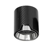 Extrémités Tuyau D'échappement De Voiture Pour BMW Série 3 G20 G21 320D 330i 320i Embout D'échappement En Fibre De Carbone(Silver 1 Pcs)