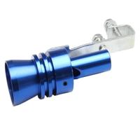Extrémités Tuyau D'échappement Pot D'échappement Argenté Avec Sifflement Turbo Pour VW B5 B6 B7 Pour Polo Pour Jetta Pour Golf 7 5 6 Pour Passat(Bleu)